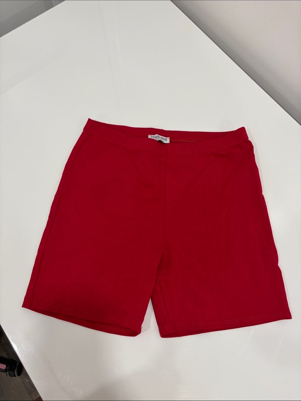 Fashion Nova Red Women's Biker Shorts